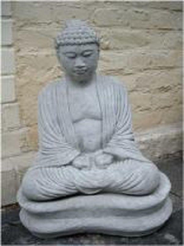 Buddhas mit Sockel