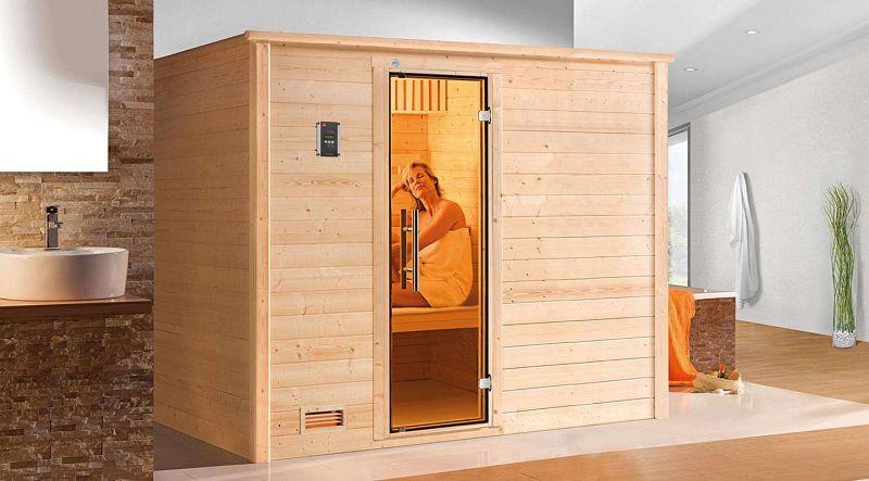 MH-Sauna BERGEN 4 Classic ohne Ofen 248 x 198 x 203 cm