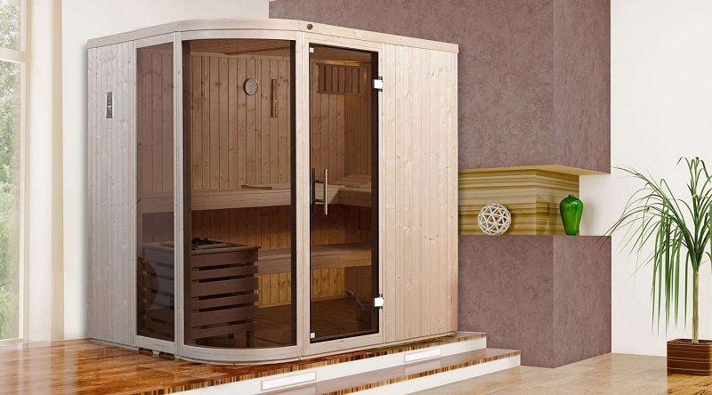 weka Design-Sauna SARA 1 inkl. Saunaofen 7,5 kW OS