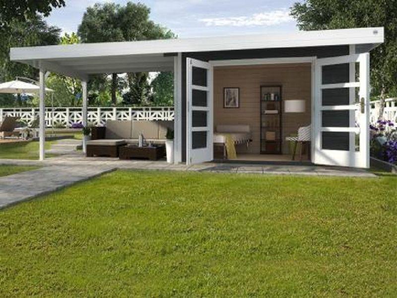 weka Designhaus 126 B+ 590 x 300cm , anthrazit