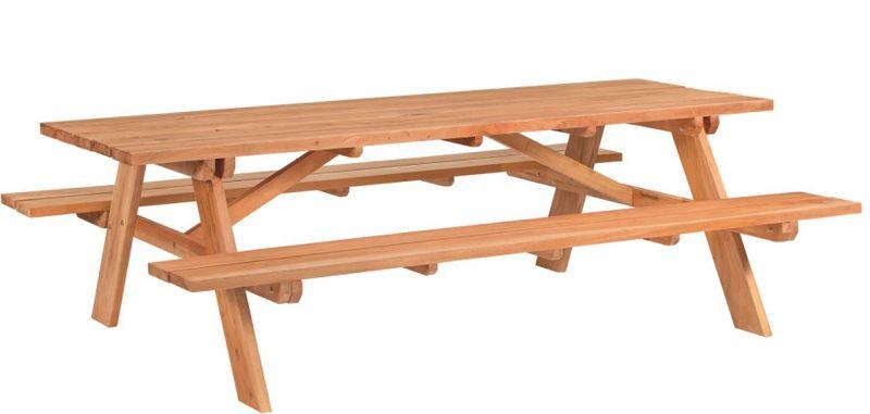 Picknicktisch aus Hartholz Giant L250 x B160