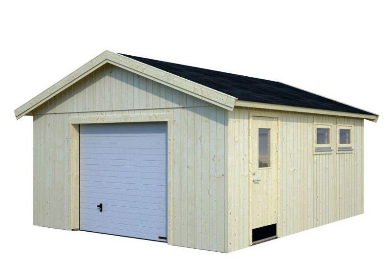 Garage Andre 21,5 m² mit Sektionaltor 448x548 cm